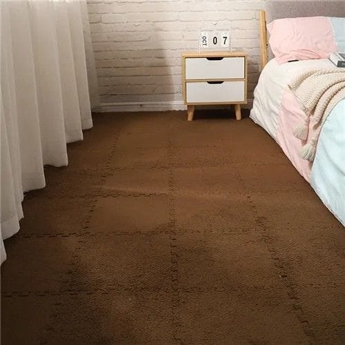 Tapis de Sol | Puzzle Enfant - Tapinna® Marron / Puzzle / 30x30x1cm (4 Pièces)