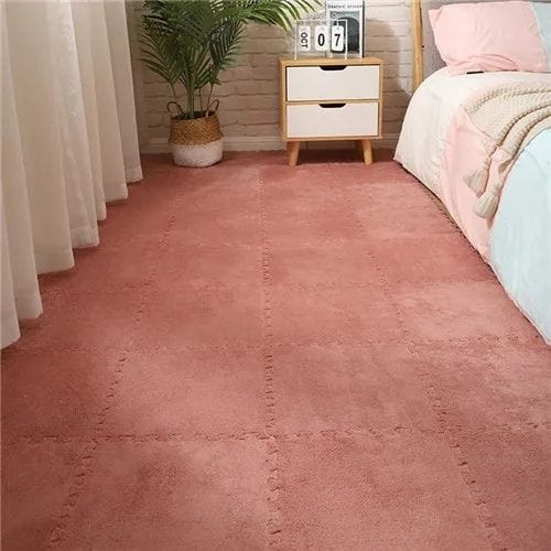Tapis de Sol | Puzzle Enfant - Tapinna® Rose / Puzzle / 30x30x1cm (4 Pièces)