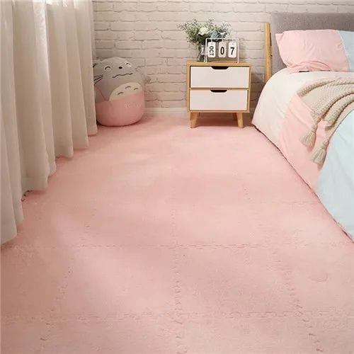Tapis de Sol | Puzzle Enfant - Tapinna® Rose / Puzzle / 30x30x1cm (4 Pièces)