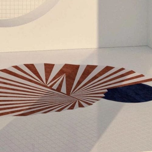 Tapis de Sol | Scandinave Design Artistique - Tapinna® Marron / Irrégulier / 80x120cm