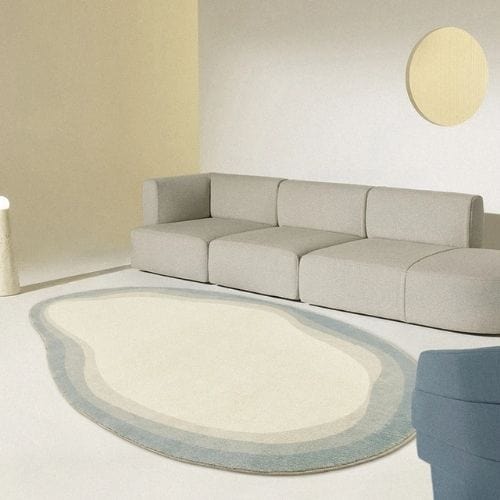 Tapis de Sol | Scandinave Moderne Luxe Uni - Tapinna® Gris / Irrégulier / 80x120cm
