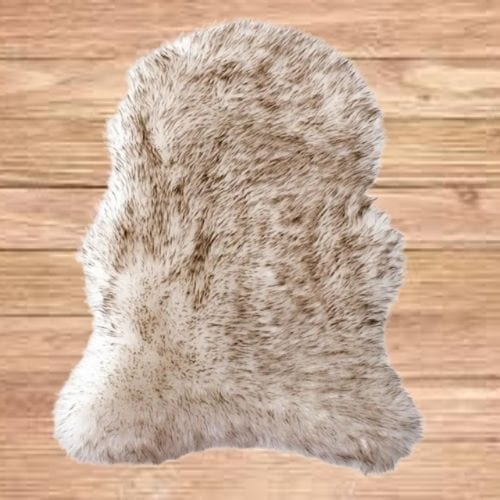 Tapis de Sol | Shaggy Uni Moderne Poil Long - Tapinna® Beige / Irrégulier / 40x60cm