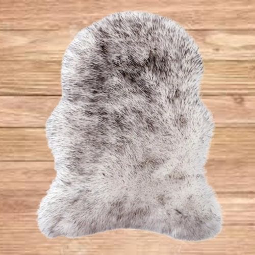 Tapis de Sol | Shaggy Uni Moderne Poil Long - Tapinna® Gris / Irrégulier / 40x60cm