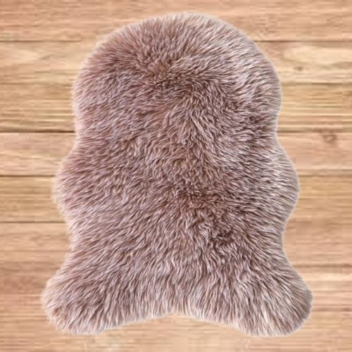 Tapis de Sol | Shaggy Uni Moderne Poil Long - Tapinna® Rose / Irrégulier / 40x60cm