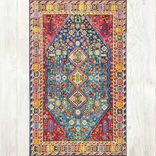 Tapis de Sol | Vintage Bohème Minimaliste Luxe Design - Tapinna® Coloré / Rectangulaire / 80x120cm