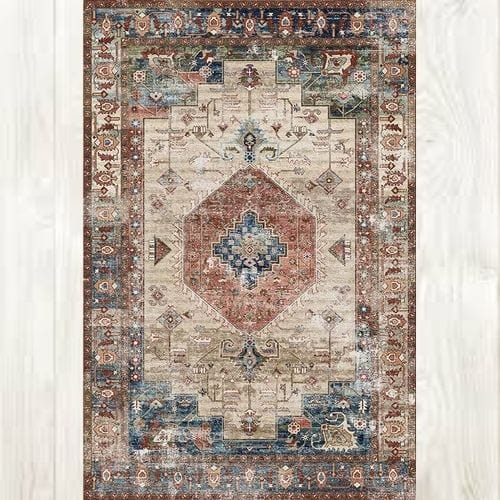 Tapis de Sol | Vintage Bohème Minimaliste Luxe Design - Tapinna® Coloré / Rectangulaire / 80x120cm