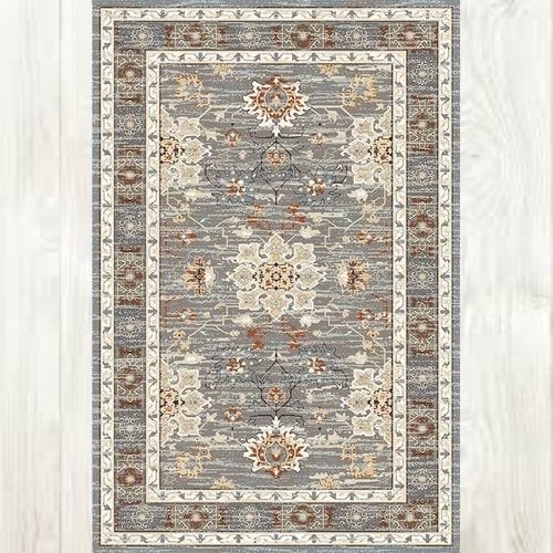 Tapis de Sol | Vintage Bohème Minimaliste Luxe Design - Tapinna® Gris / Rectangulaire / 80x120cm