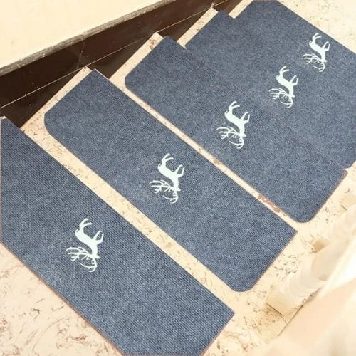 Tapis Escalier | Marche Auto-Adhésif Phosphorescent - Tapinna® Gris / 55x22x4.5cm (S)