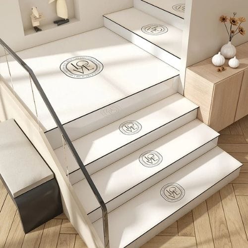 Tapis Escalier | Marche Persan Auto-Adhésif - Tapinna® Beige / 26x65cm