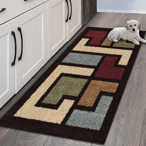 Tapis Salle à Manger | Poil Ras - Tapinna® Coloré / Rectangulaire / 40x60cm