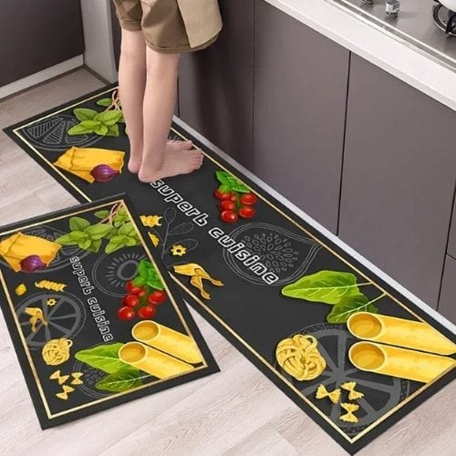 Tapis Salle à Manger | Scandinave Luxe Uni - Tapinna® Coloré / Rectangulaire / 40x60cm (1 Pièce)