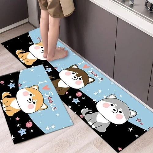 Tapis Salle à Manger | Scandinave Luxe Uni - Tapinna® Coloré / Rectangulaire / 40x60cm (1 Pièce)