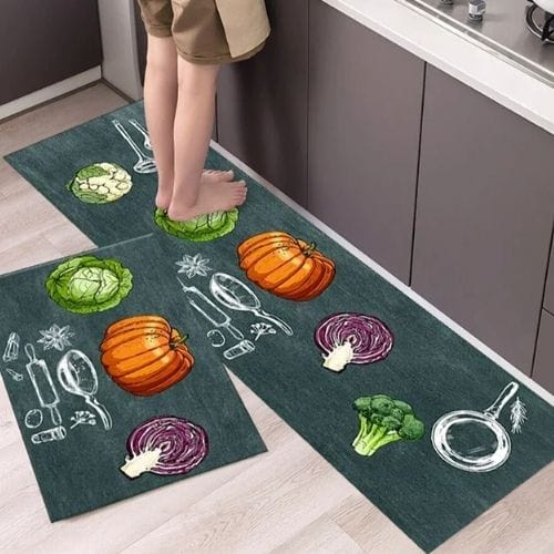Tapis Salle à Manger | Scandinave Luxe Uni - Tapinna® Coloré / Rectangulaire / 40x60cm (1 Pièce)
